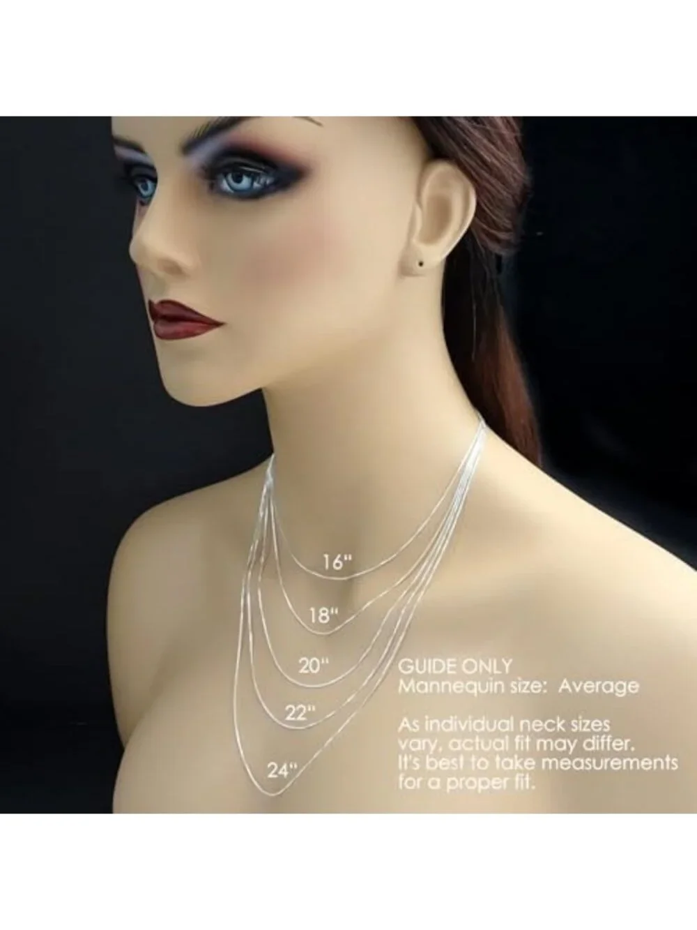 Sterling Silver Teardrop Pendant Necklace - Minimalist Layering Jewelry for